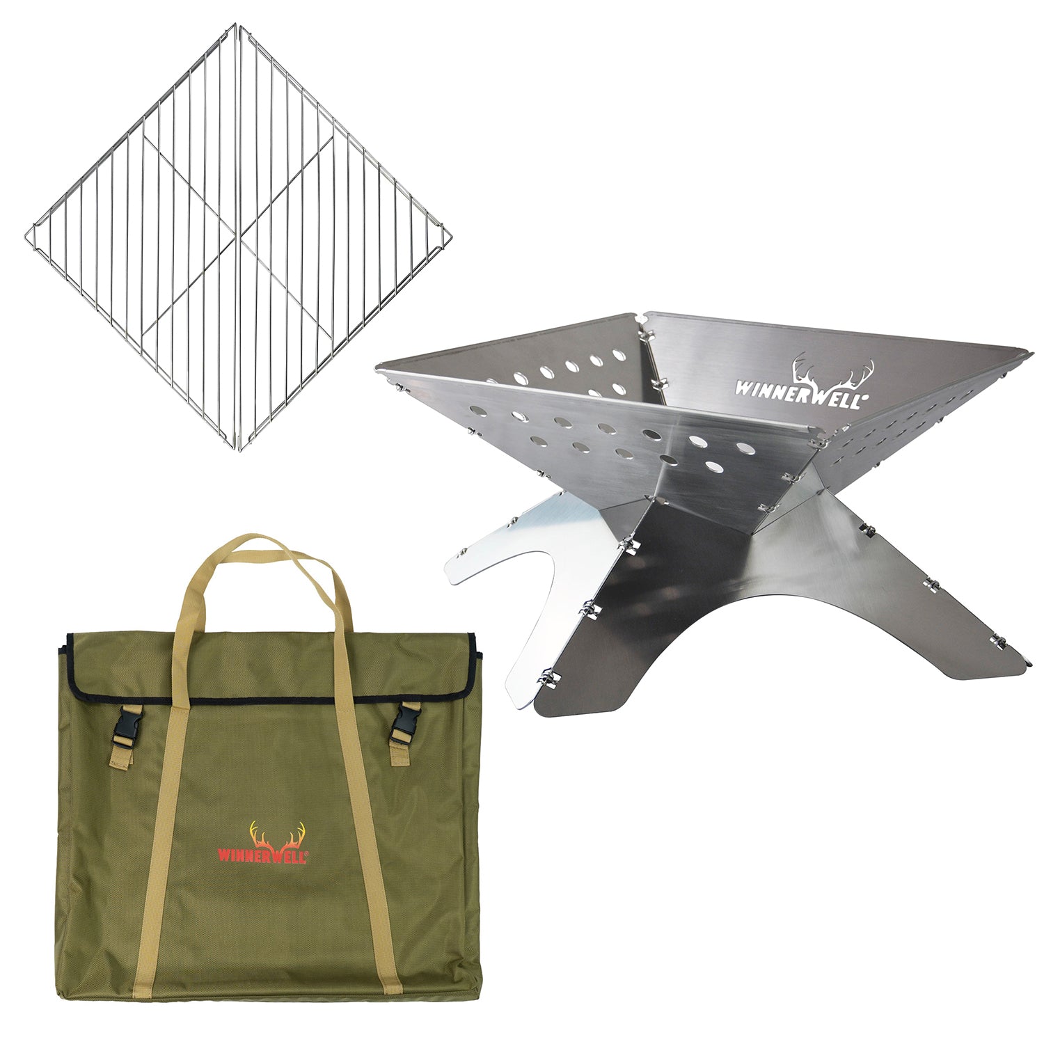 Flatfold Fire Pit - L | Basic Bundle – Winnerwell