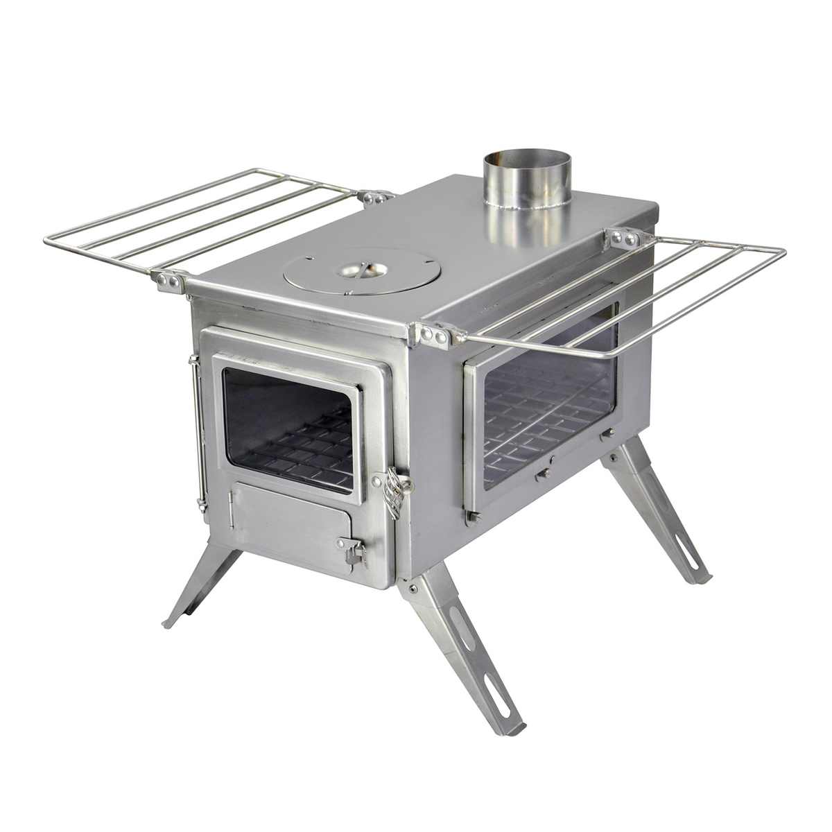 【超目玉】 Nomad Winnerwell View Stove Burning Wood Portable | Large - バーベキュー・調理用品