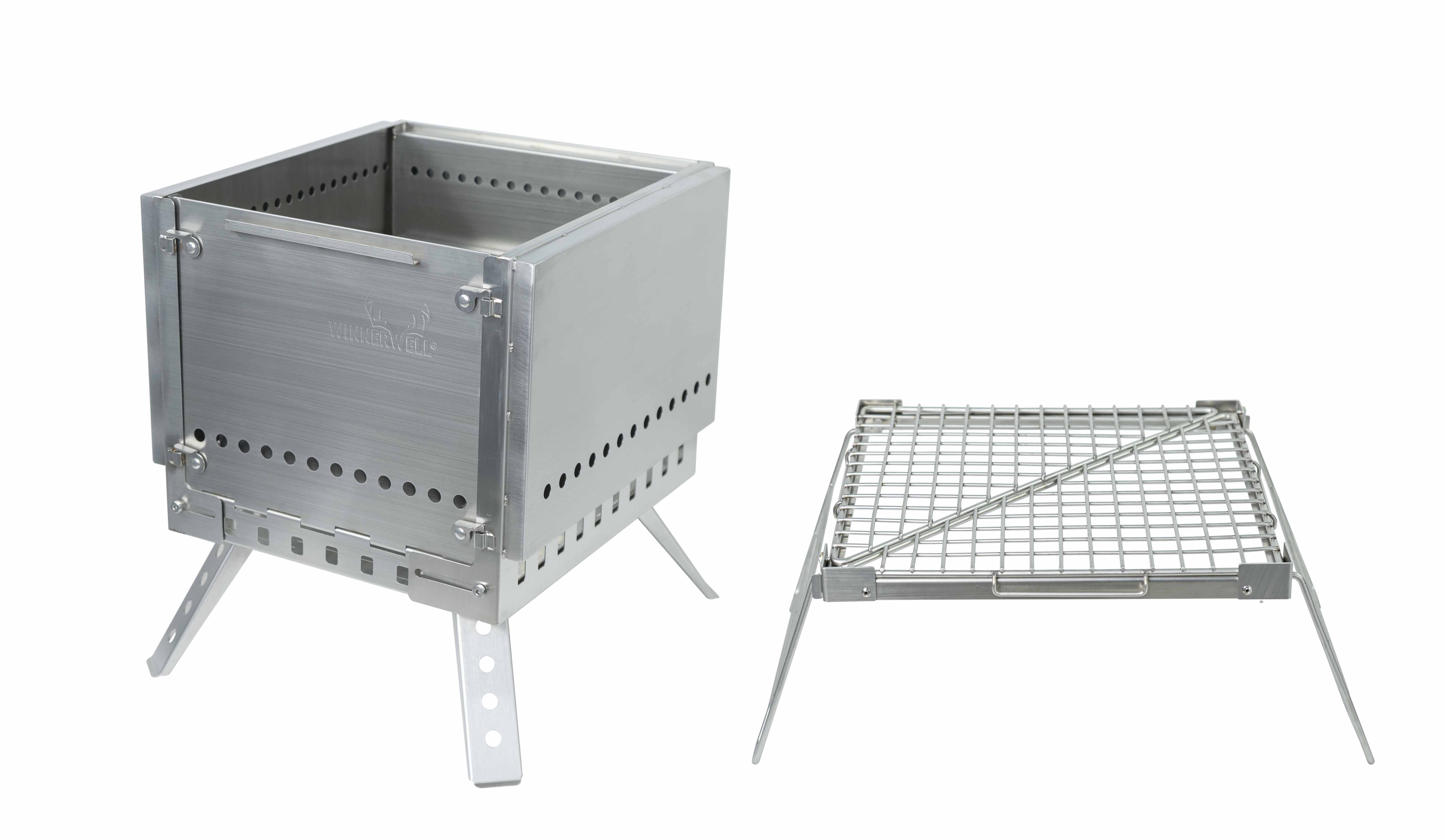 バーベキュー・調理用品 auvil FIRE PIT コルテンバーベキューアウトドアコルテン鋼バーベキューグリル