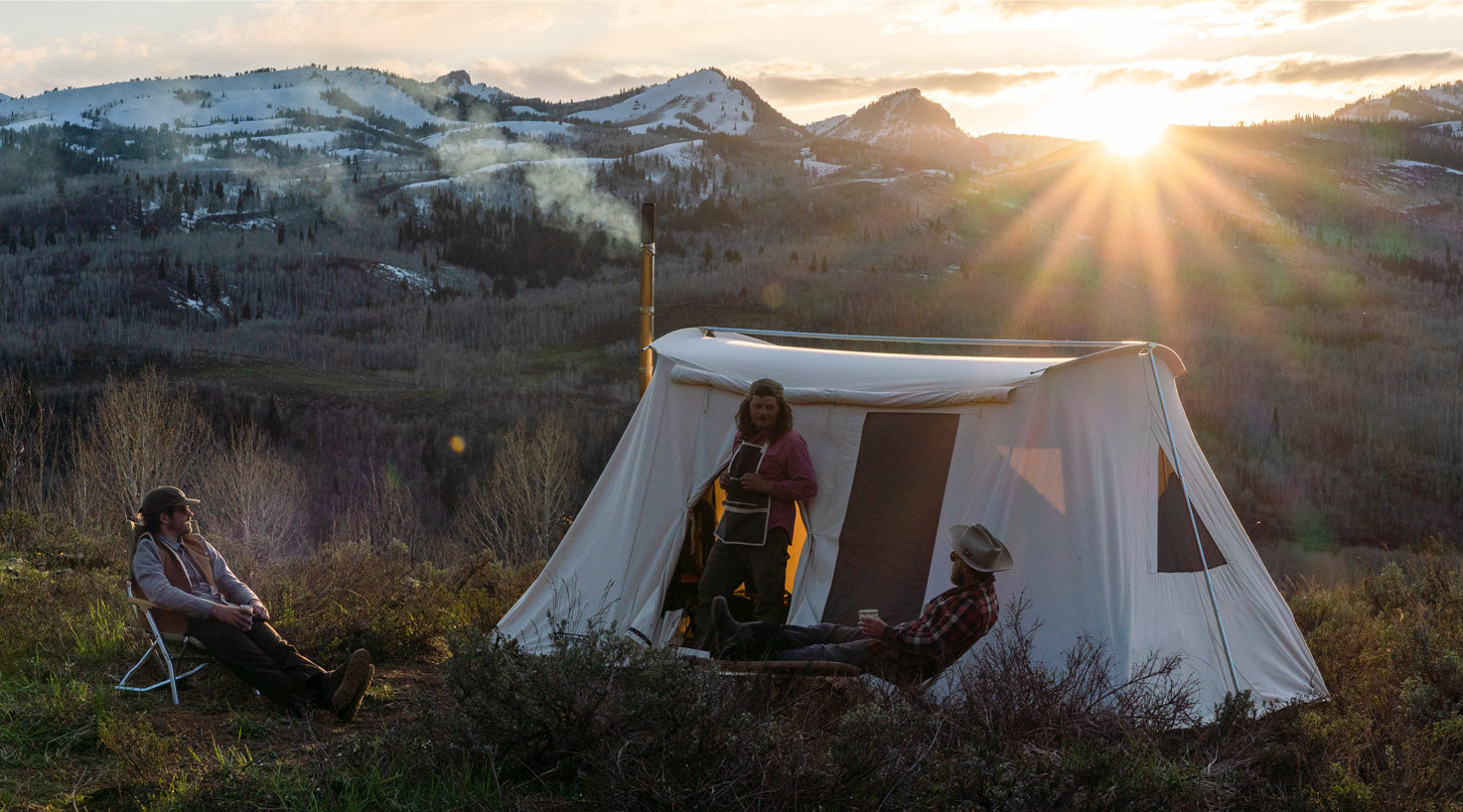 Snow Peak - winnerwell Nomad ViesLサイズ Nomad View - Large | Springbar® Hot Tent Bundle – Winnerwell
